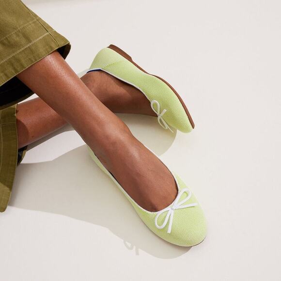 ROTHY'S Shoes - Rothy's The Ballet Flat in Chartreuse